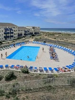 Cosy T2 Front De Mer Piscine Parking Terrasse لاكانو المظهر الخارجي الصورة